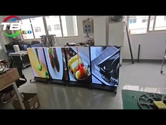 ملصق LED قابلة للطي مع P1.25mm مساحة البكسل للإعلانات الديناميكية والتأثيرية في تسوق Cente