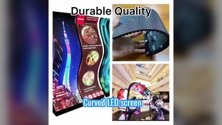 شاشة LED منحنية